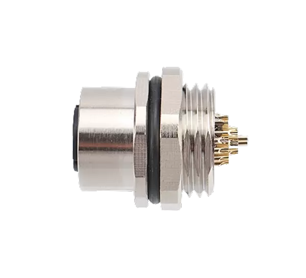 Гнездо M14 с передним креплением под припой