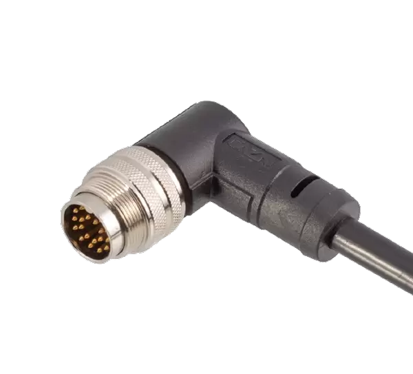 Угловая формованная вилка M16 с наружной резьбой