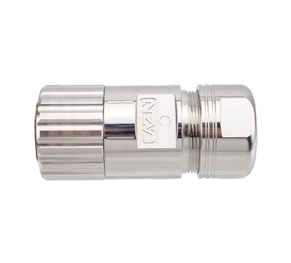 M40 Сигнальная прямая внутренняя металлическая вилка в сборе (обжимная)