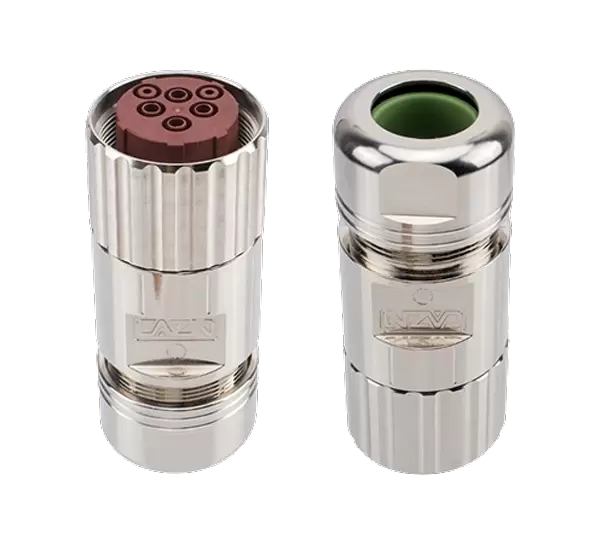 M40 Сигнальная прямая внутренняя металлическая вилка в сборе (обжимная)