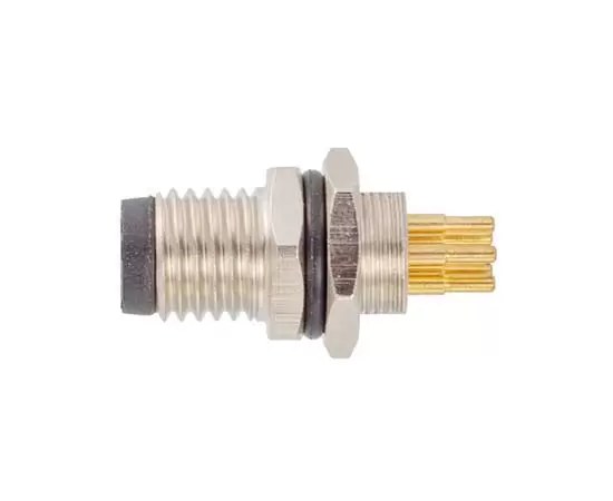 Гнездо M8 с передним креплением (печатная плата, винт M8*0,5)