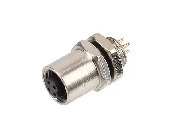 Гнездо M5 для фронтального монтажа (печатная плата)