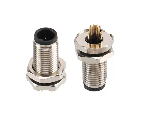 Гнездо M5 с задним креплением (под пайку)