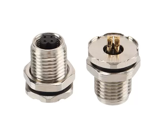 Гнездо M5 с задним креплением (под пайку)