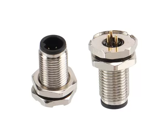 Гнездо M5 с задним креплением (печатная плата)