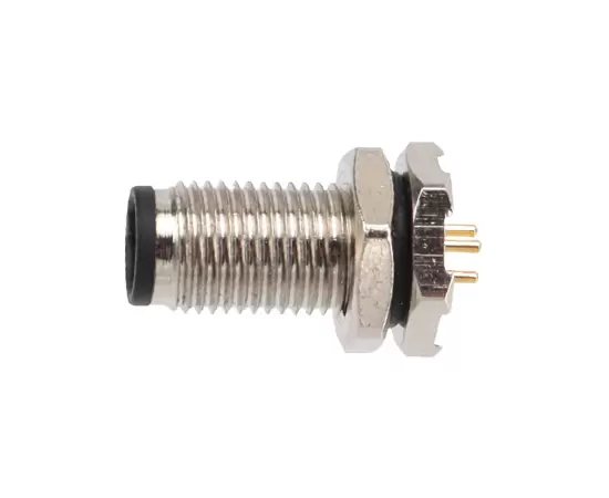 Гнездо M5 с задним креплением (печатная плата)