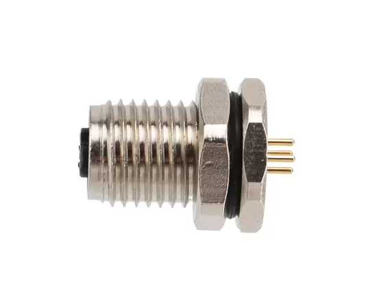 Гнездо M5 с задним креплением (печатная плата)