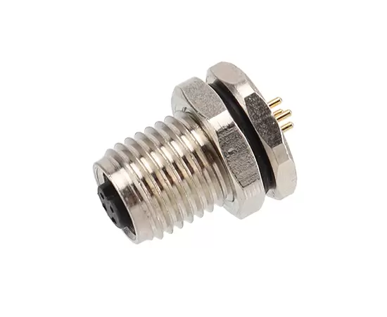 Гнездо M5 с задним креплением (печатная плата)