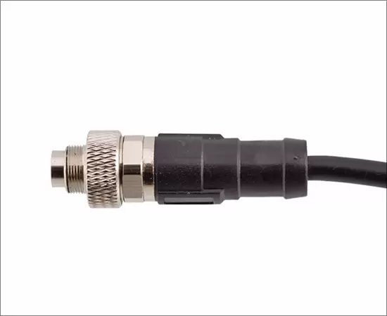 Прямой штекер M9 с литой резьбой