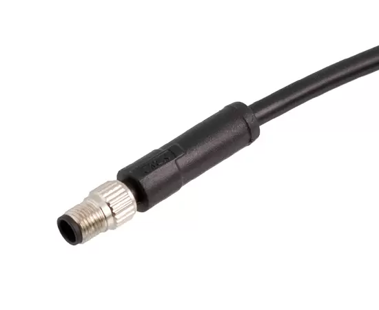 Прямой штекер M5 с литой резьбой