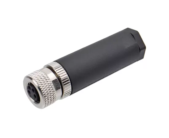 Пластиковая сборная заглушка M8 с прямым гнездом (под пайку)