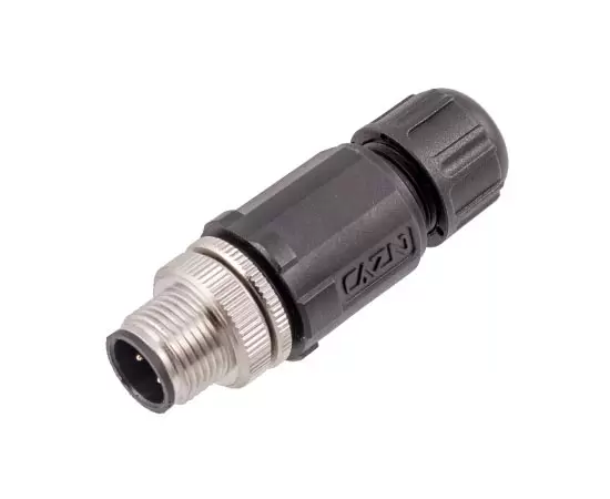 M12 Прямая пластиковая заглушка M12 (припой)