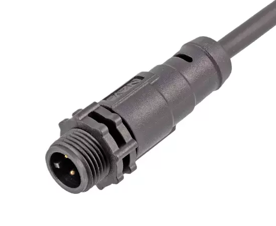 E7 Прямой штекерный разъем с литой резьбой (резьбовой)