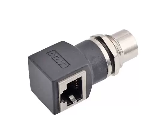 M12 Угловая женщина к адаптеру RJ45