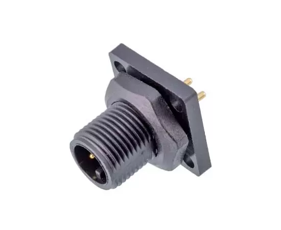 Штекерный фланцевый разъем E7 для печатной платы (резьбовой)