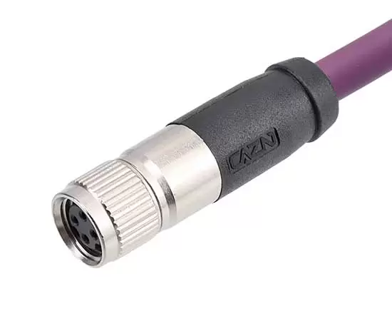 M8 Прямой женский литой штекер (с демпфированием)