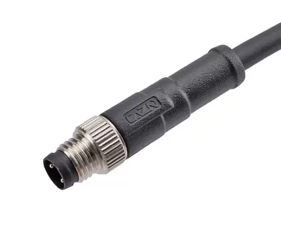 Прямой штекер M8 с литой резьбой