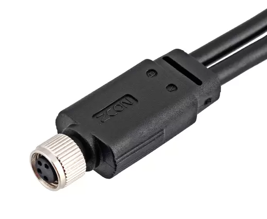 M8 Female 1 к 2 литой штекер