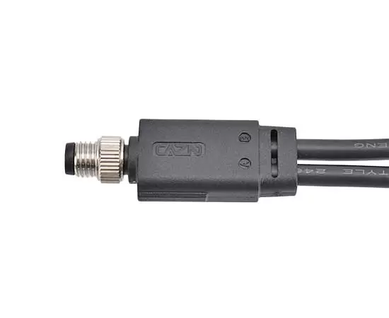 Штекер M8 1 к 2, литой