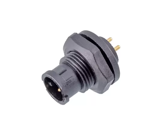 E7 Мужской разъем для задней установки на печатную плату (байонетный)