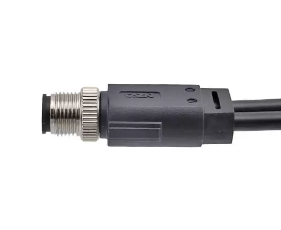 Штекер M12 1 к 2, литой