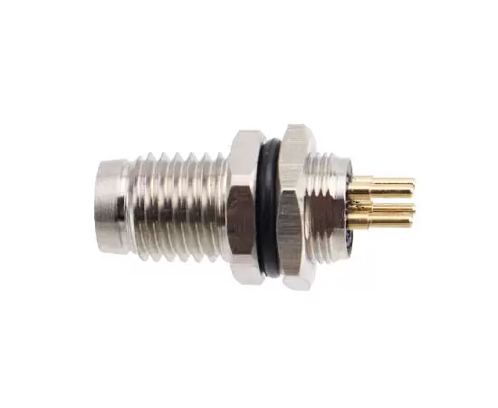 Гнездо M8 с передним креплением (печатная плата, винт M8*0,5, металлический интерфейс)