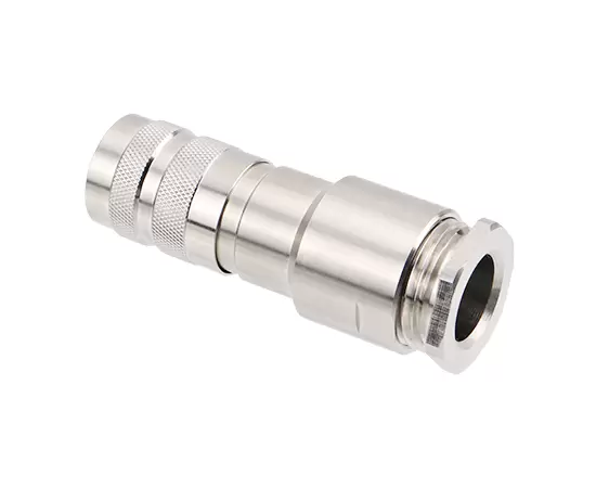 M16 Прямой гнездовой металлический разъем в сборе (под пайку)