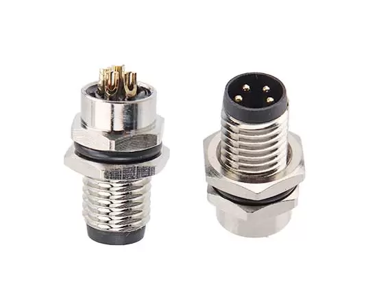 Гнездо M8 с задним креплением (печатная плата, винт M8*1)