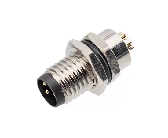 Гнездо M8 с задним креплением (печатная плата, винт M8*1)