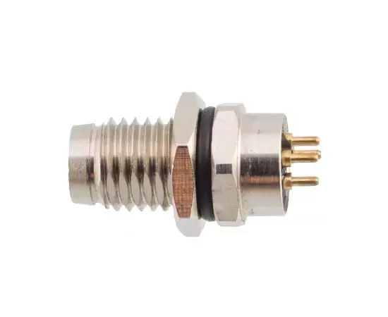 Гнездо M8 с задним креплением (печатная плата, винт M8*1, металлический интерфейс)