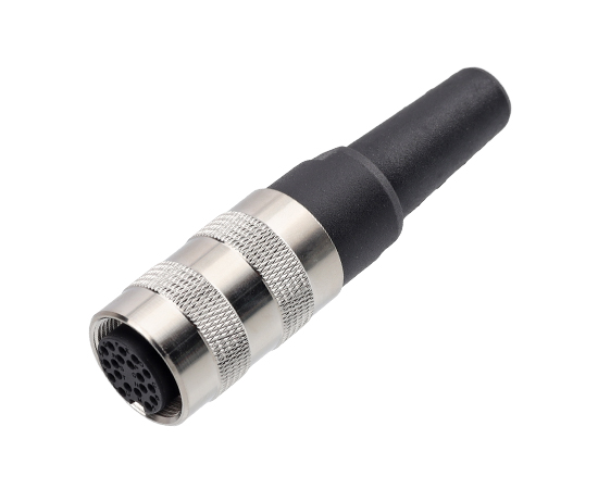 M16 Straight Smerfled Scompled Plug (припоя, пластиковая трубка)