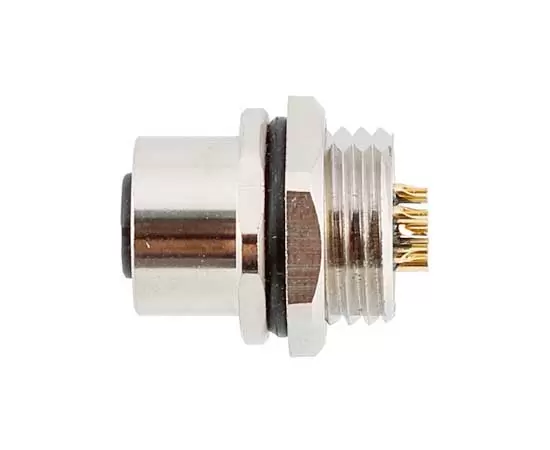 M12 гнездо для фронтального монтажа с припоем M16*1.5/PG9