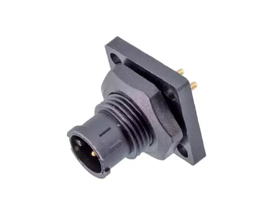 Штекерный разъем E7 фланцевого типа для печатной платы (байонетный)