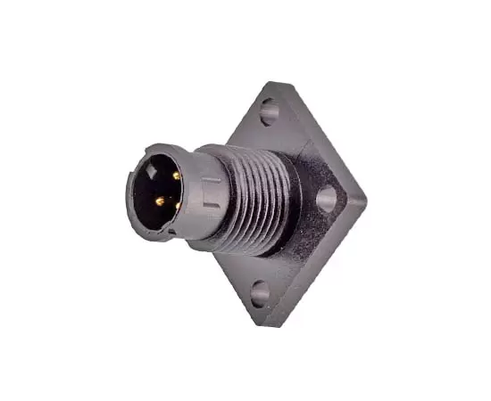 Штекерный разъем E7 фланцевого типа для печатной платы (байонетный)