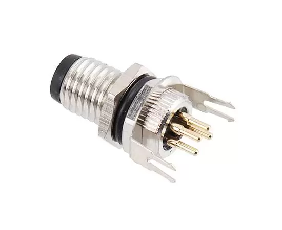 Гнездо M8 с задним креплением (печатная плата, винт M8*1, заземленный тип)