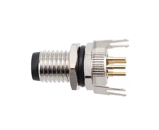 Гнездо M8 с задним креплением (печатная плата, винт M8*1, заземленный тип)