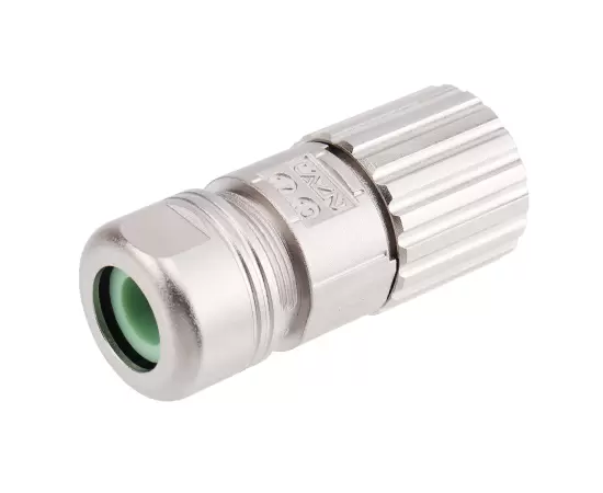 M623 Сигнальная прямая розетка металлическая собранная вилка (обжимная)