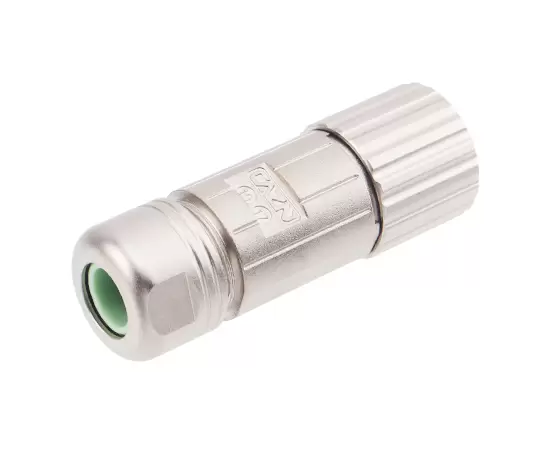 M923 Силовой прямой гнездовой металлический разъем в сборе (обжимной)