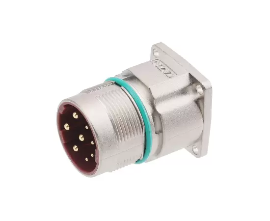 M923 Прямой штекерный разъем Power (обжимной, монтажное отверстие 19,8x19,8)