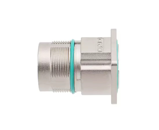 M923 Прямой штекерный разъем Power (обжимной, монтажное отверстие 19,8x19,8)