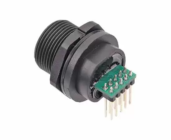 Гнездо печатной платы TYPE-C с задним креплением, угловое (резьбовое)