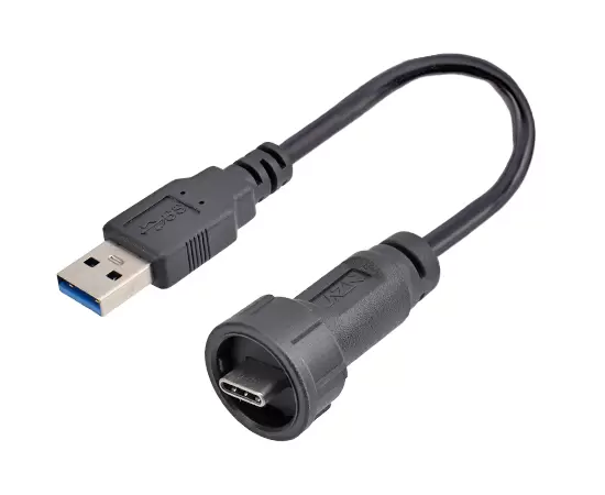 Кабель TYPE-C Male to USB Male (байонетный)