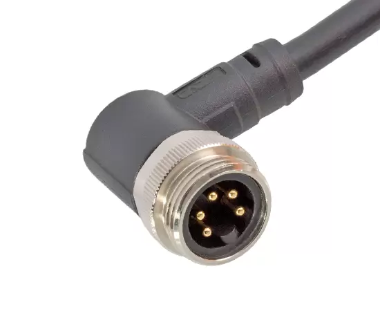 7/8 угловой мужской литой штекер