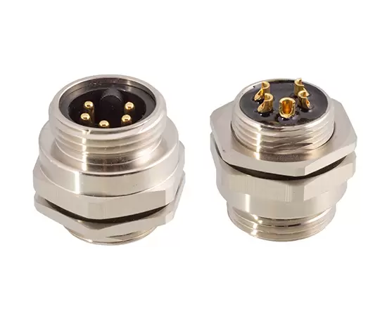 7/8 Мужской разъем для фронтального монтажа (пайка, винт PG13.5)