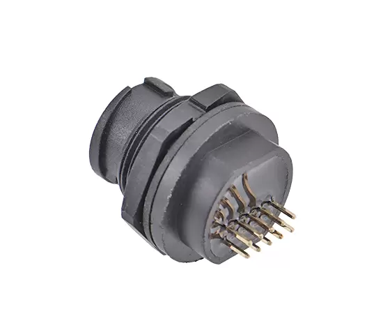 Гнездо печатной платы типа C с задним креплением (байонетное)