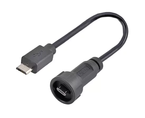 Кабель MICRO USB «папа-папа» с литой оболочкой (байонетный)