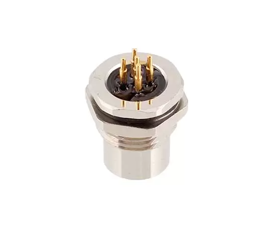 M12 Женское заднее крепление гнезда (PCB) M16*1,5/PG9