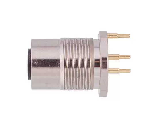 M12 Женское спинное крепление (PCB, заземленный тип)