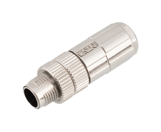 M12 Прямой металлический металлический металл (тип данных, Crimp, PG9)