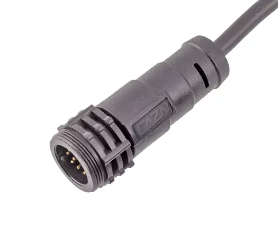 E13 Мужской литой прямой штекерный разъем, тип сопряжения кабеля (резьбовой)